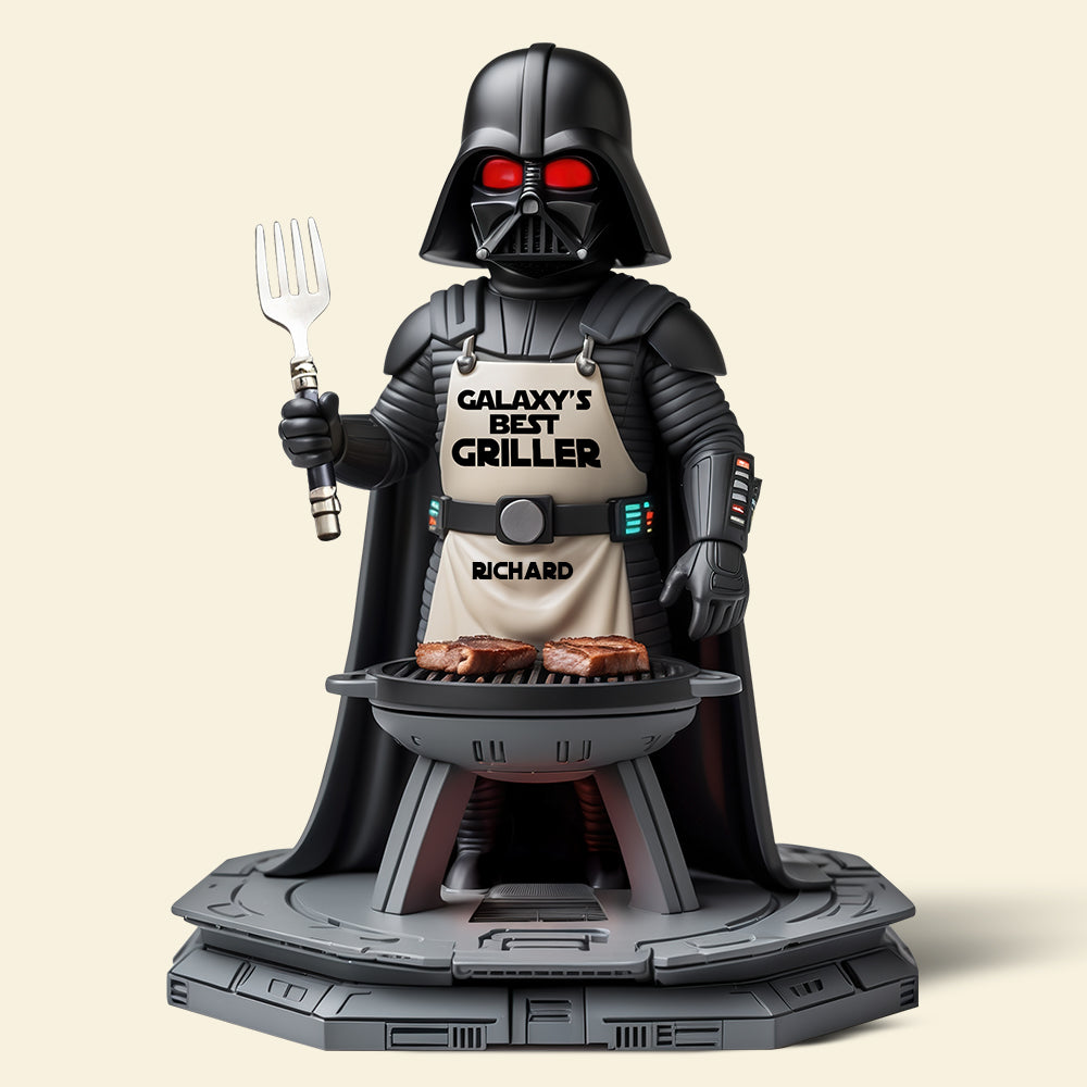 Galaxy's Best Dad Acrylic Plaque Personalized Gifts For Dad 01TOQN210525-Homacus