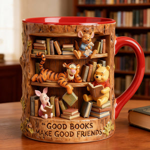 Nostalgia Art Coffee Mug Personalized Gifts For Book Lovers 04patn150126-Homacus