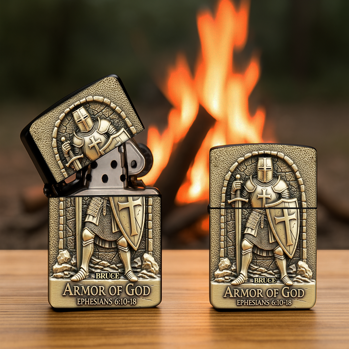 Armor of God Lighter - Personalized Gifts For Christian 04TOLU150825-Homacus