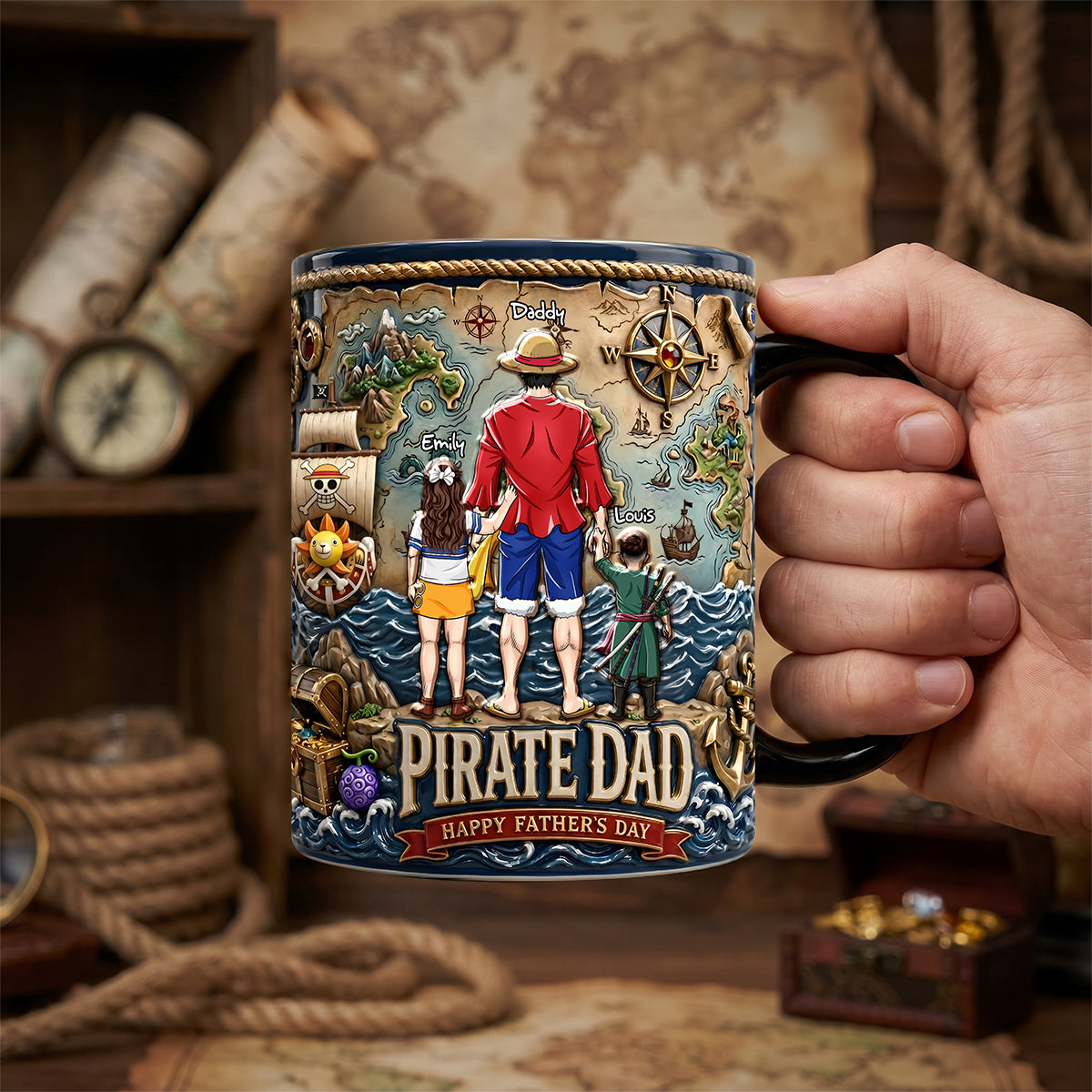 Anime Adventure Magic Coffee Mug - Personalized Gifts For Dad 03tydh230526-Homacus