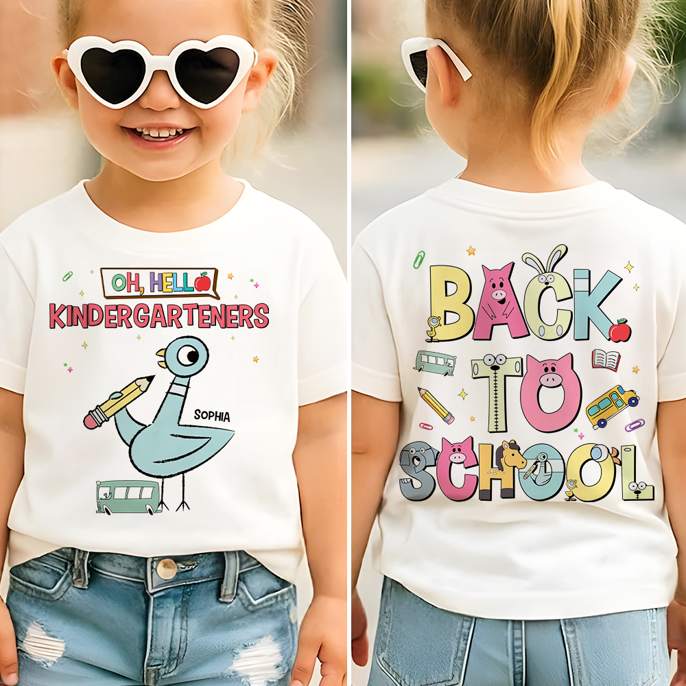 Back To School Kid Shirt - Personalized Gifts For Kid 01HUPU120725-Homacus