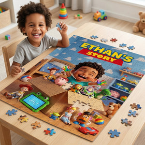 Cartoon Jigsaw Puzzle - Custom Photo Gifts For Kids 01huta260626-Homacus