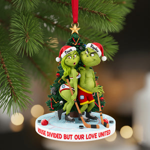 Ice Hockey Christmas Ornament Personalized Funny Gifts For Couple 03hulu081025-Homacus