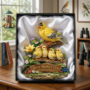 Bird Mom Acrylic Plaque - Personalized Gifts For Mother's Day Plaque 02TYTN300326-Homacus
