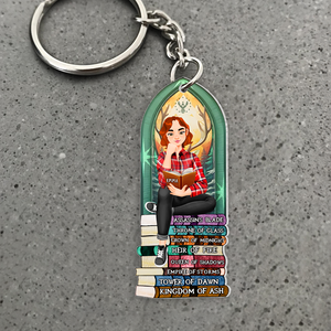 Personalized Gifts For Book Lover Keychain 09HUPU271224PA-Homacus