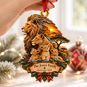 Christmas In The Kingdom Ornament - Personalized Christmas Gifts For Family 02qhdh120926
