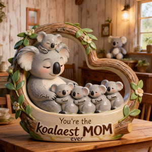 Koala Mom Cute Acrylic Plaque - Personalized Gifts For Mom 03QHLU070226-Homacus