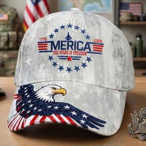 Proud American Eagle Classic Cap, Personalized Gifts For Patriots 01qhqn230226-Homacus