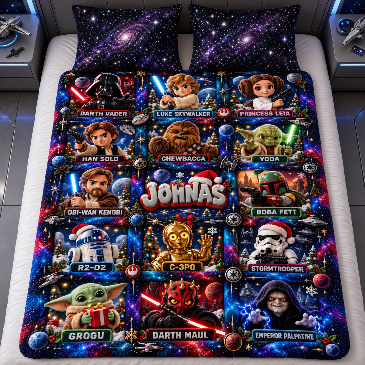 Merry Force-mas Blanket - Personalized Christmas Gifts 02PALU231026-Homacus