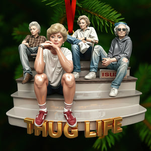 Funny Friends Ornament - Personalized Gift For Christmas Ornament 03OHQN051125-Homacus