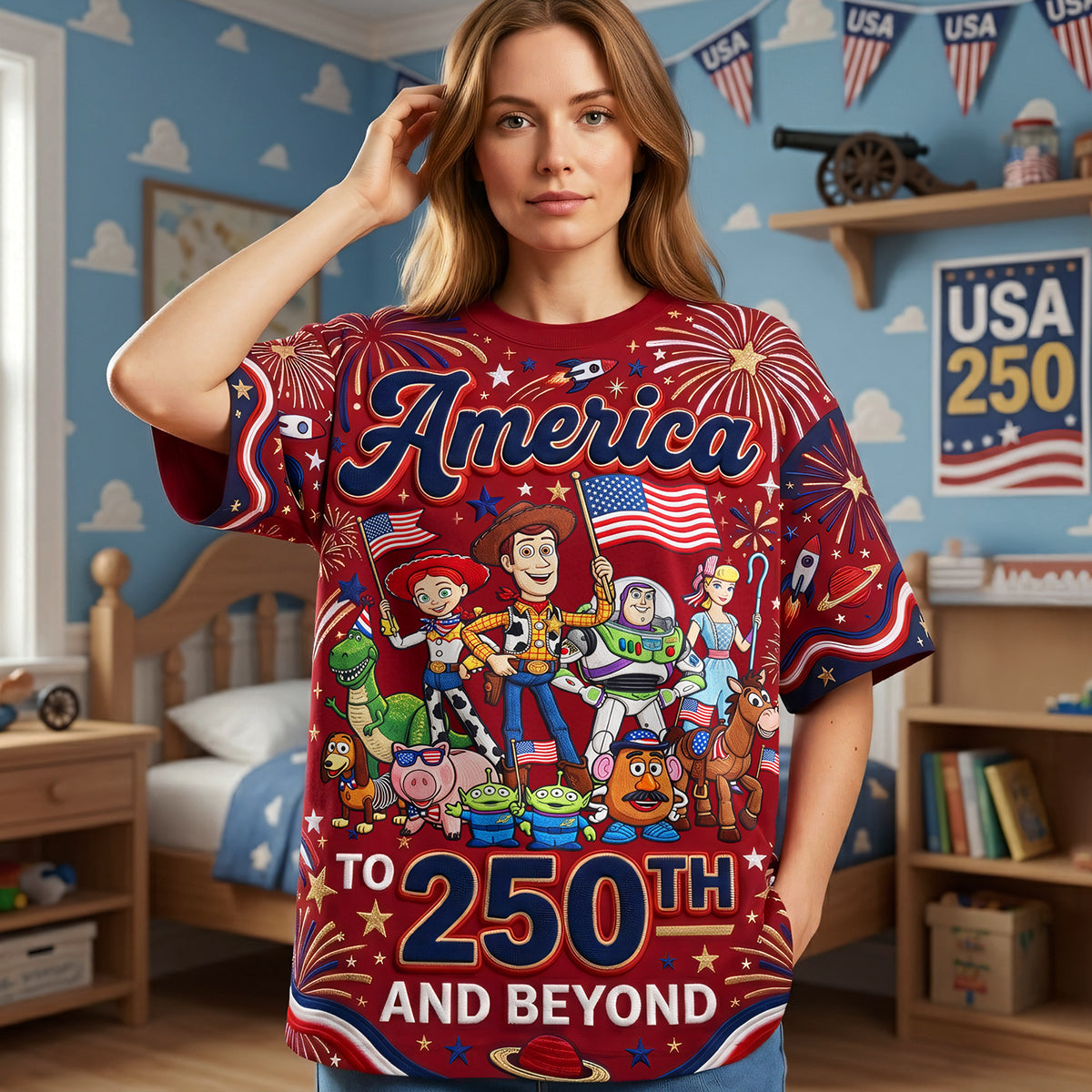 America 250 Patriotic Adventure Crew Shirt - Personalized Anniversary Gift 02NATA100626-Homacus