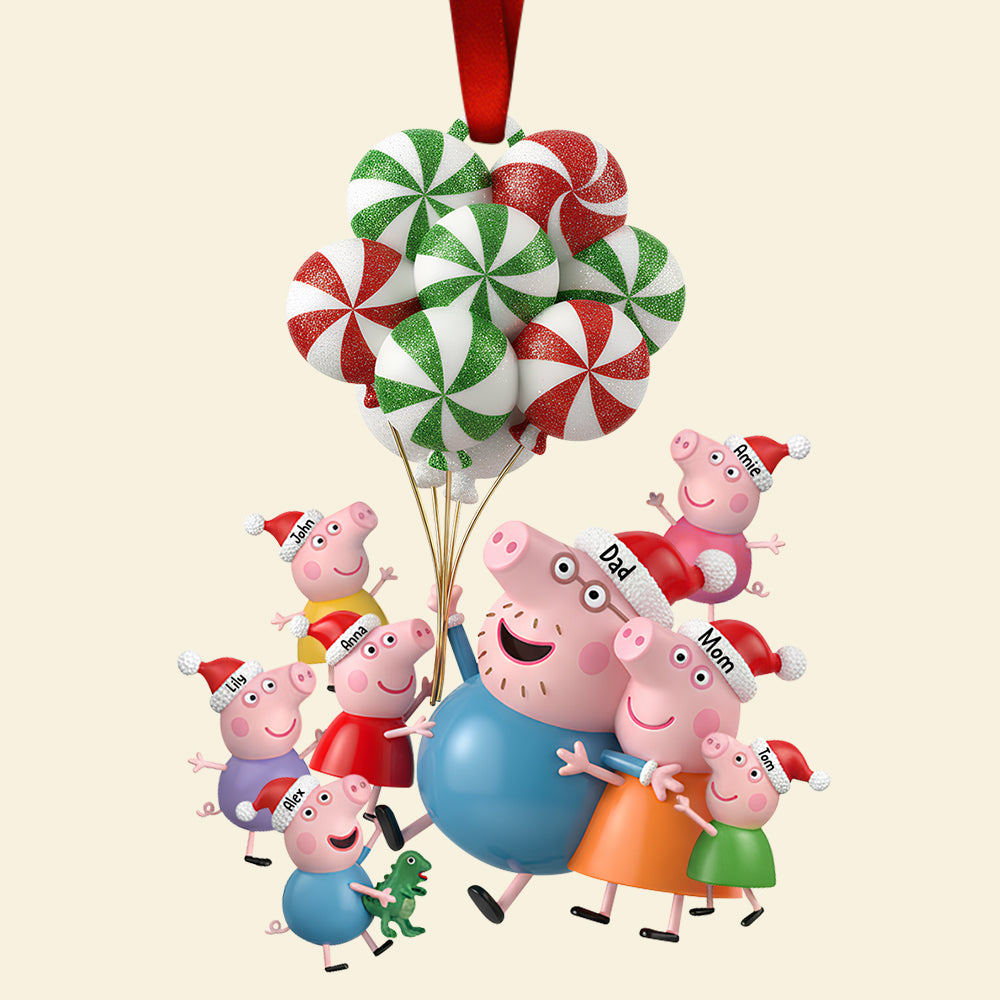 Festive Family Fun Christmas Ornament Personalized Gifts For Family 01NADT260925-Homacus