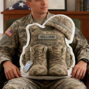 Honoring Heroes Pillow Personalized Gifts for Veterans 09OHLU151125-Homacus