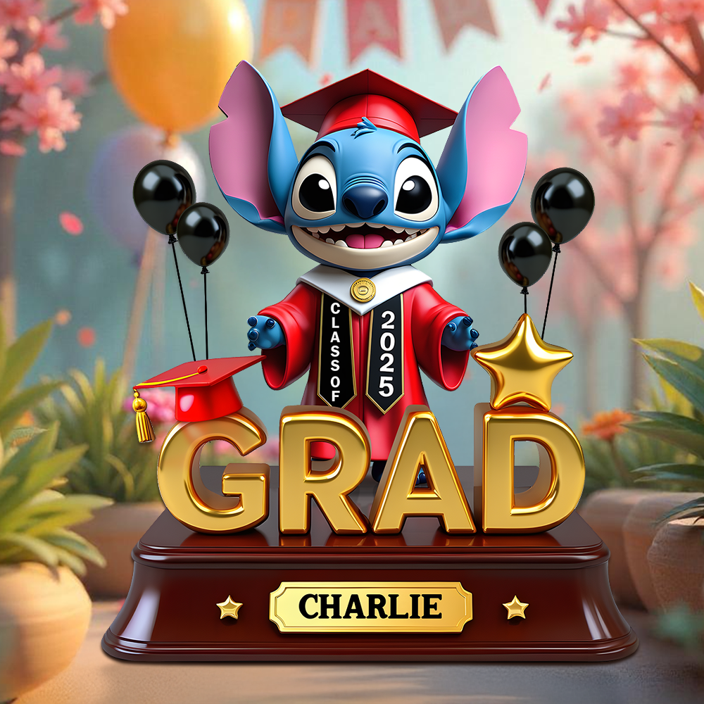 Christmas Gift for Graduates: Personalized Graduation Plaque 01napu180425-Homacus