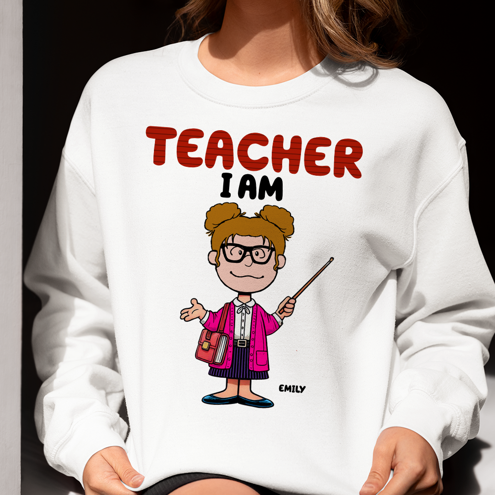 Personalized Gifts For Teachers Shirt 01ohpu160125hh Teacher I Am