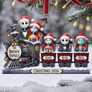 Spooky Family Acrylic Ornament - Personalized Christmas Gifts For Family 03tyta280826-Homacus
