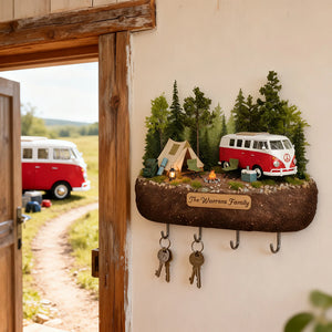 Camping Wood Key Hanger - Personalized Gifts For Camping Lovers 02kita181225-Homacus