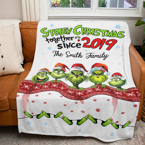 Personalized Christmas Gifts For Family Blanket 03ohpu131124 Stolen Christmas Together-Homacus