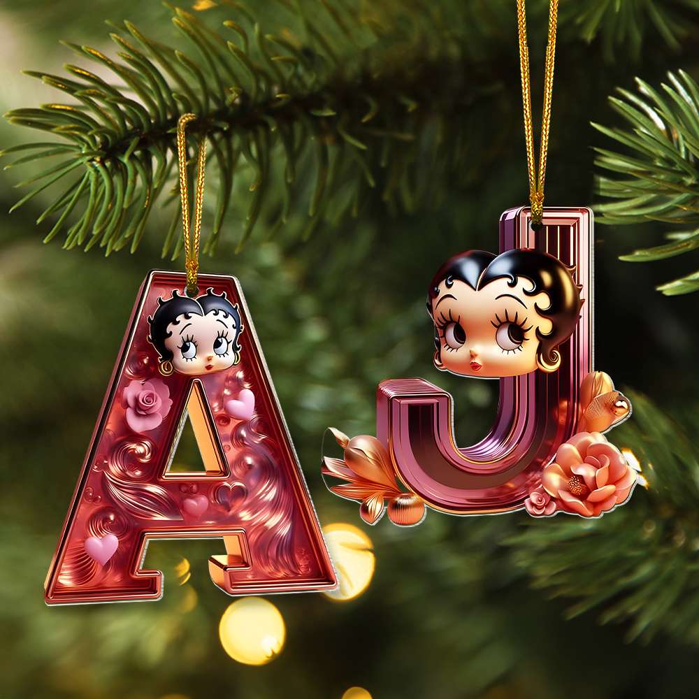 Custom Alphabet Letter Christmas Gifts For Movie Lover Acrylic ornament 02XQMH251024-Homacus