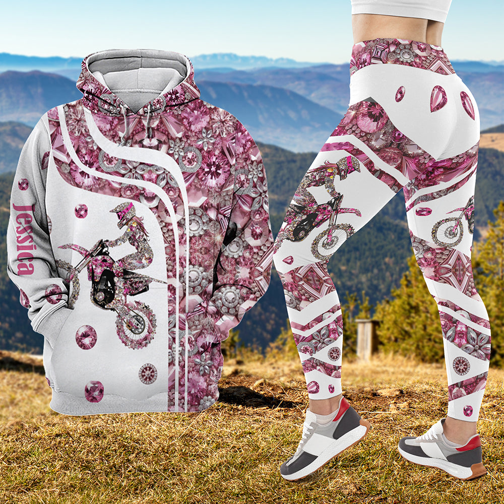 Personalized Gifts For Motocross Lovers Set Hoodie & Leggings 03tgtn060325-Homacus