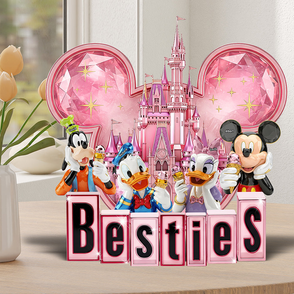 Cartoon Friends Acrylic Plaque – Personalized Gifts For Besties 03ohqn060625-Homacus