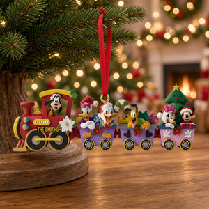 Christmas Lovely Train Adventure Ornament - Personalized Christmas Gifts 07ohtn271026-Homacus