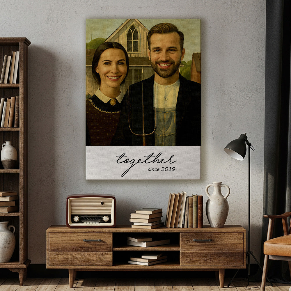 Couple Canvas Print - Custom Photo Gifts For Couple 03namg230725-Homacus