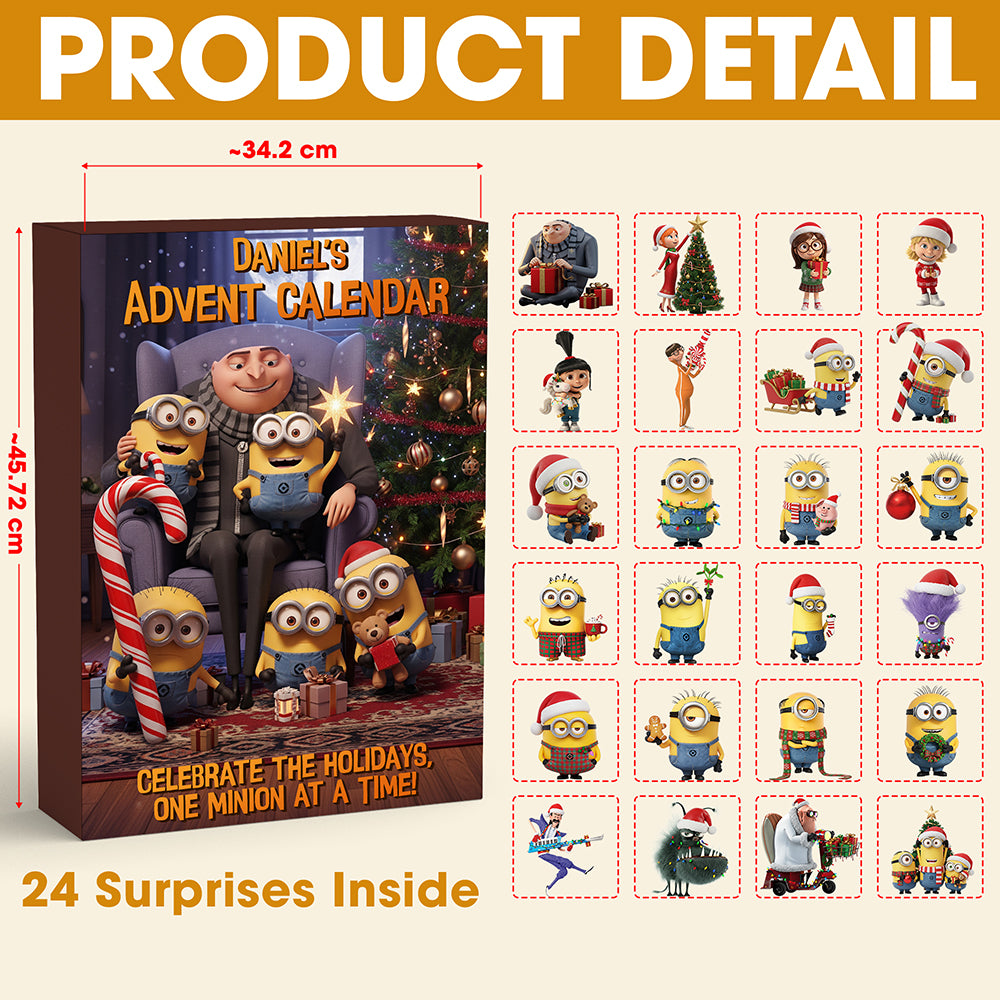 Christmas Advent Calendar Custom Shape Acrylic Blind Box - Personalized Gifts For Christmas 01pgta131125-Homacus