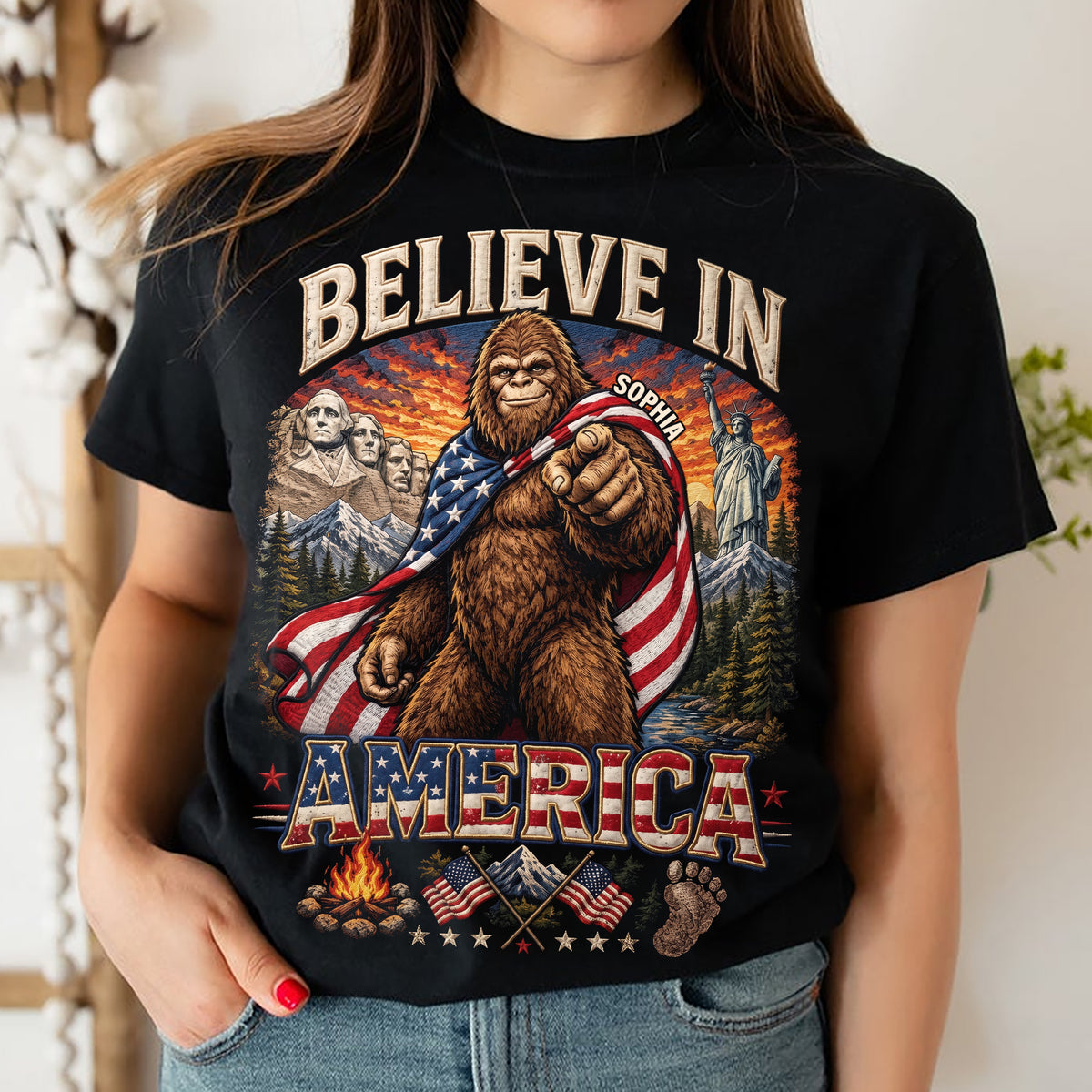 Believe In America Shirt - Personalized Gifts For Patriots 031paqn040626