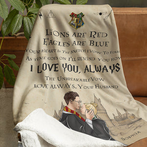 Personalized Gifts For Couple Blanket 02hudt041024-Homacus