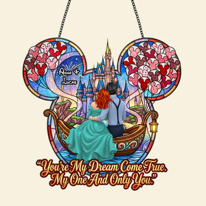 Dreamy Couple Boat Suncatcher - Personalized Gifts For Couples 05HUTN131225-Homacus