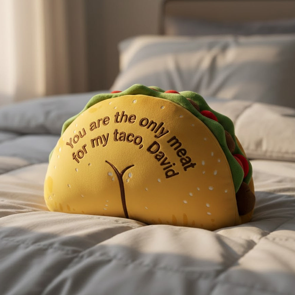 Cheeky Taco Pillow - Personalized Gifts For Couple 02TOTN091225-Homacus