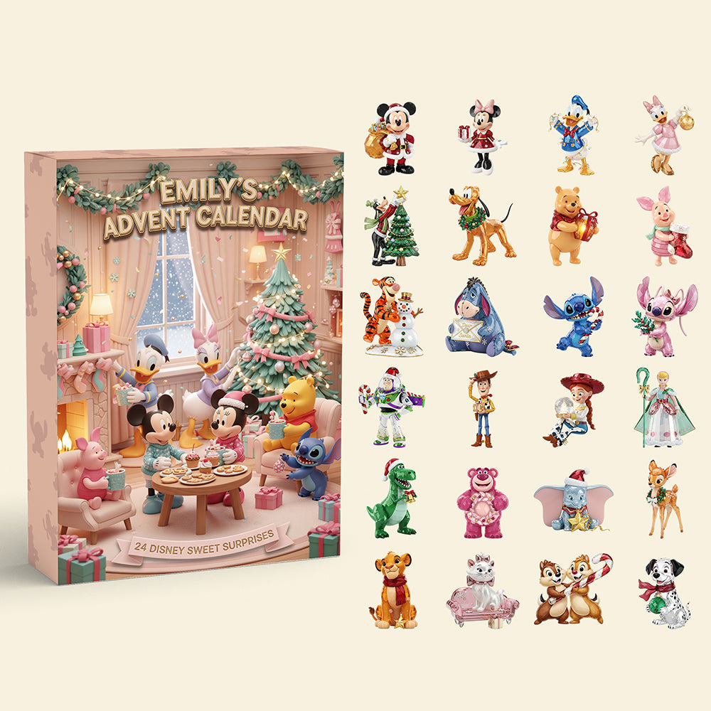 Cute Advent Calendar Personalized Custom Acrylic Blind Box - Gift For Christmas 01pgta151025-Homacus