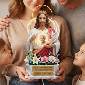 Memorial Heaven With Jesus Light Box - Custom Photo Memorial Gifts 05hudh250626-Homacus