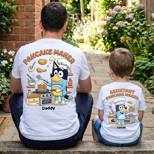Lovely Pancake Maker Dad & Kids Shirt - Personalized Gifts For Dads 04natn200526-Homacus