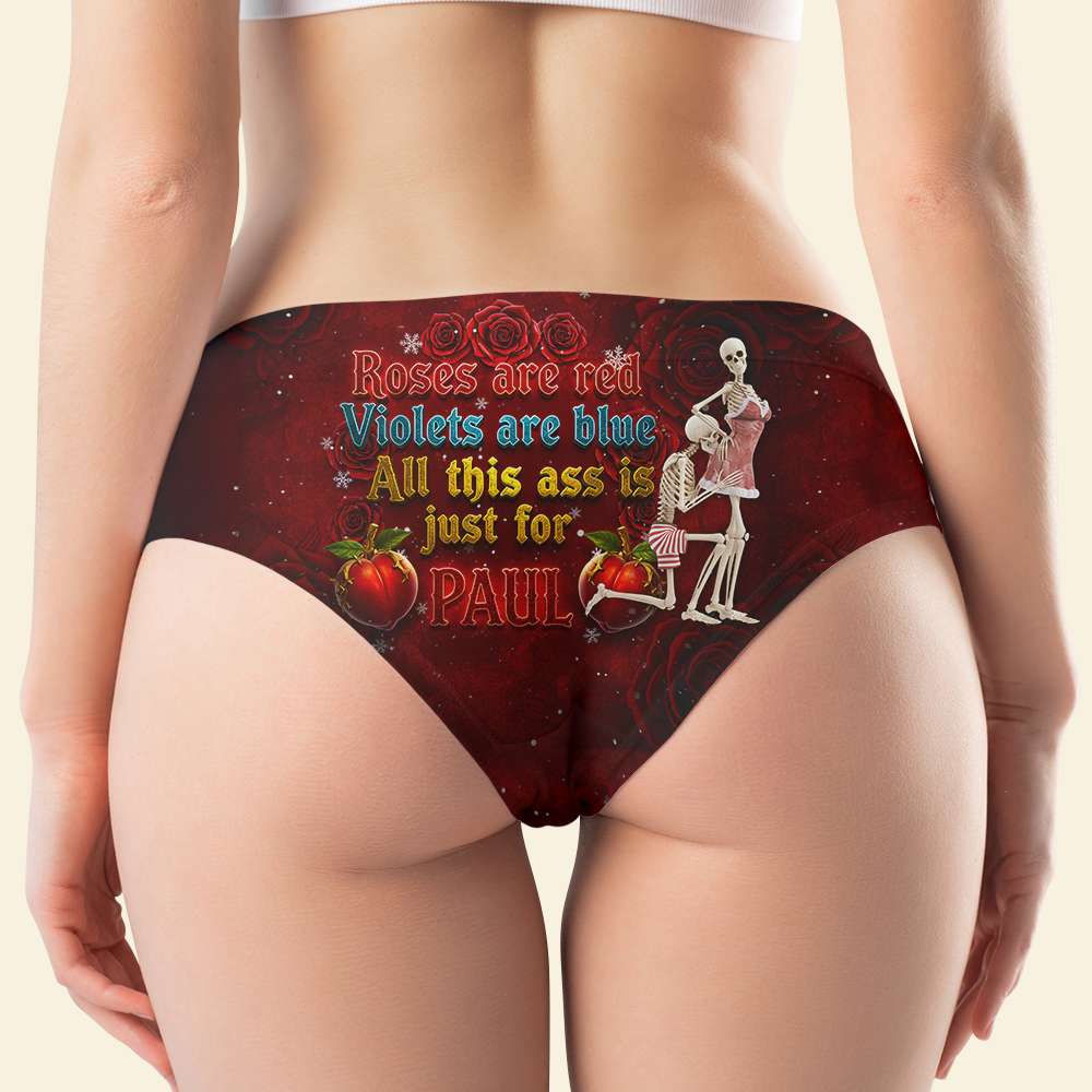 Funny Skeleton Couple Women's Briefs Personalized Gifts For Women 02NADT141025-Homacus