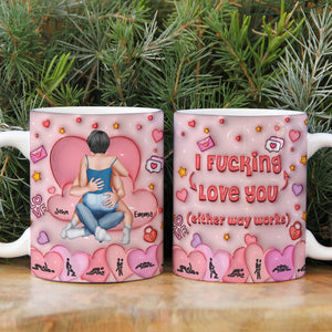 Personalized Gifts For Couple Coffee Mug Naughty Couple 03TOMH041224HH-Homacus