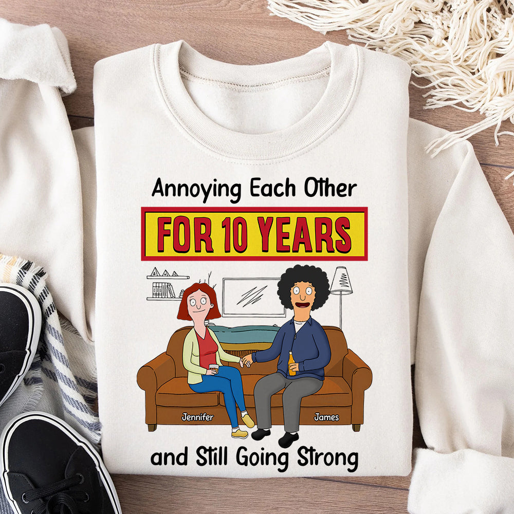 Personalized Gifts For Couple Shirt Annoying Each Other 03OHDT050325PA-Homacus