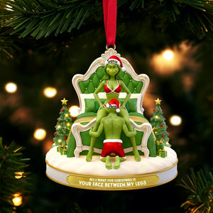 Cheeky Couple Christmas Ornament Personalized Gifts For Couple 04OHLU141125-Homacus