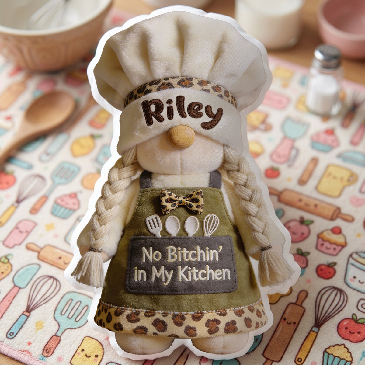 Chef Gnome Custom Shape Pillow - Personalized Gifts For Chef 01PGTA010426-Homacus