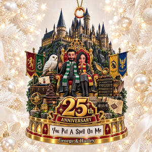 Simply Meant To Be Christmas Ornament - Personalized Gifts For Couple 02OHDT220926