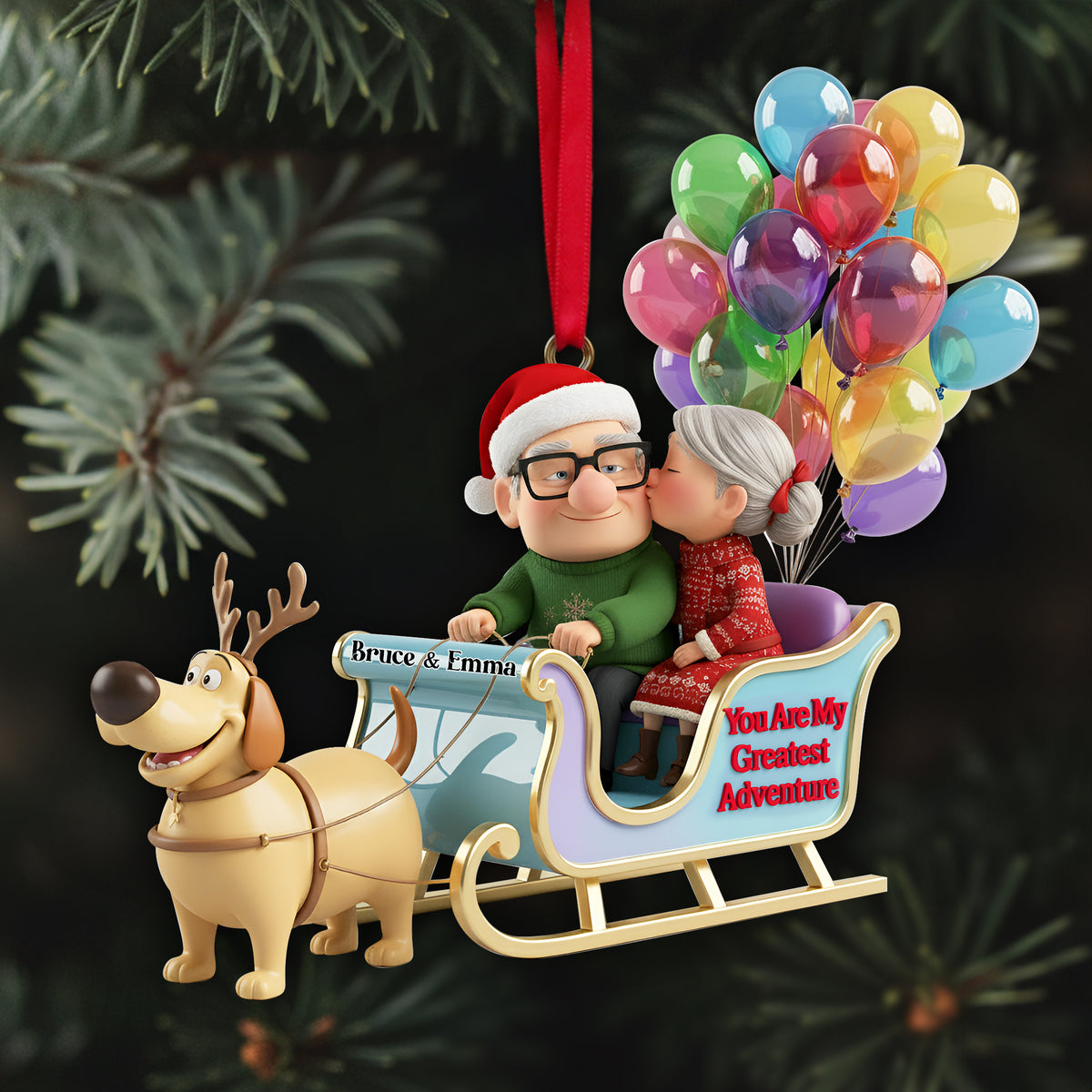 Personalized Gifts For Couple Christmas Ornament 02tglu270925-Homacus