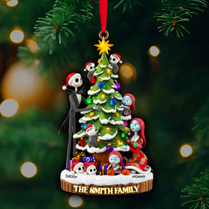 Gothic Christmas Family Ornament - Personalized Gifts For Family 01PALU200925-Homacus
