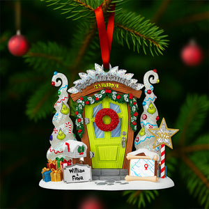 First Christmas At New Address Ornament - Personalized Christmas Gifts For Couple 07TGLU160825-Homacus