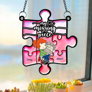 Personalized Gifts For Couple Suncatcher, My Missing Piece 03qhqn101224-Homacus