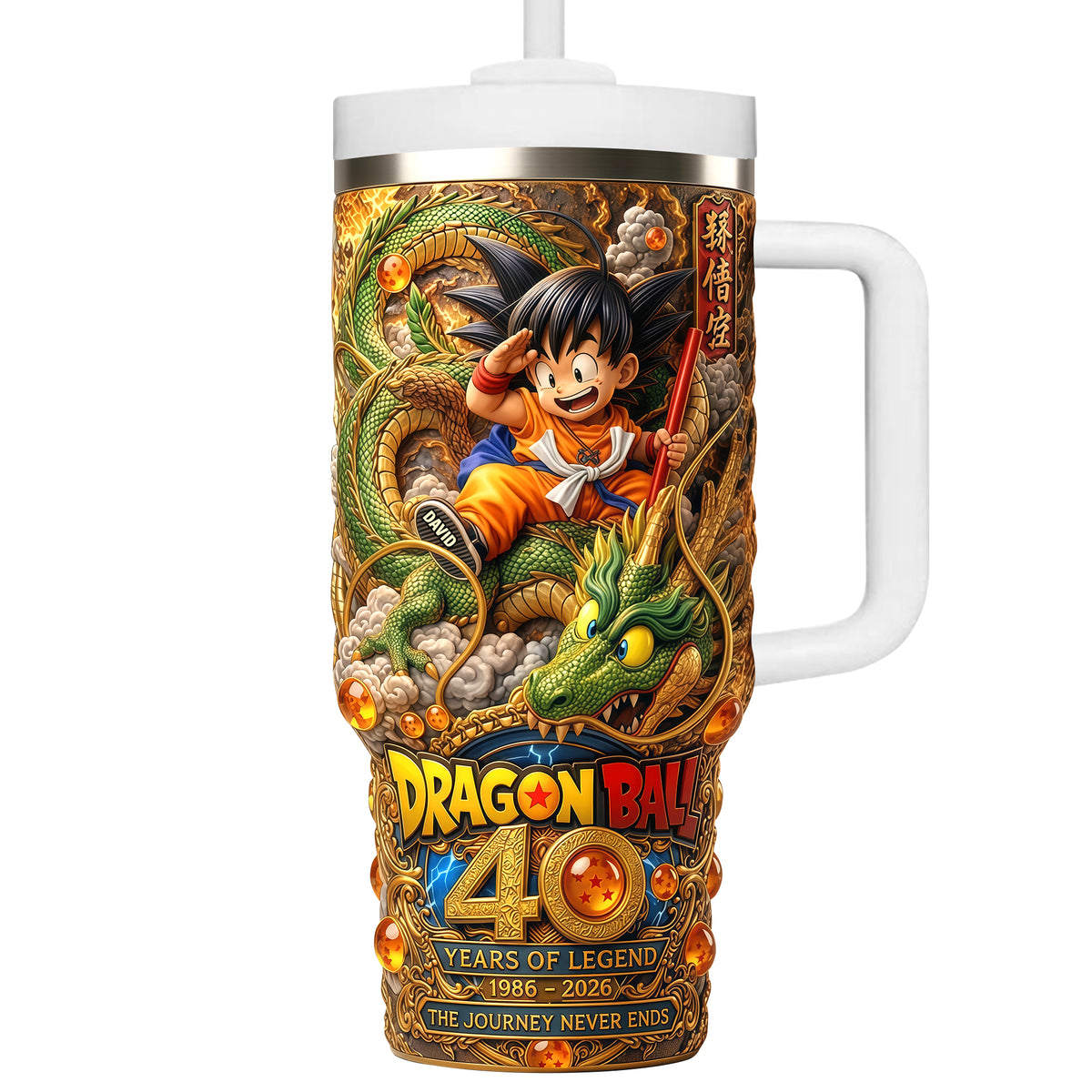 40 Years Legendary Warrior 40oz Tumbler - Personalized Gifts For Anime Lover Tumbler 02TYQN170326-Homacus