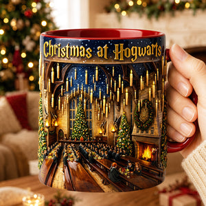 Christmas Fantasy Castle Coffee Mug - Personalized Gifts For Christmas 01hudt210826-Homacus
