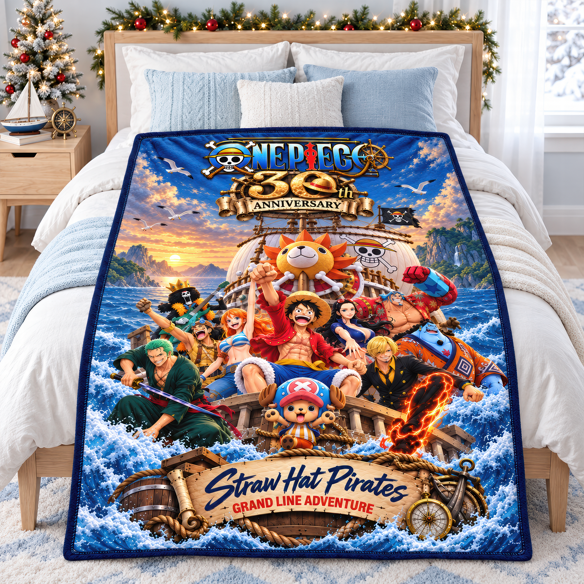 30 Years of Epic Voyages Blanket - Personalized Anniversary Gifts 05TTQN101026-Homacus