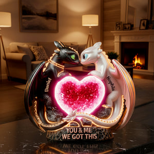 Heartflow Together Acrylic Light Box - Personalized Gift For Couples 05PGLU271125-Homacus