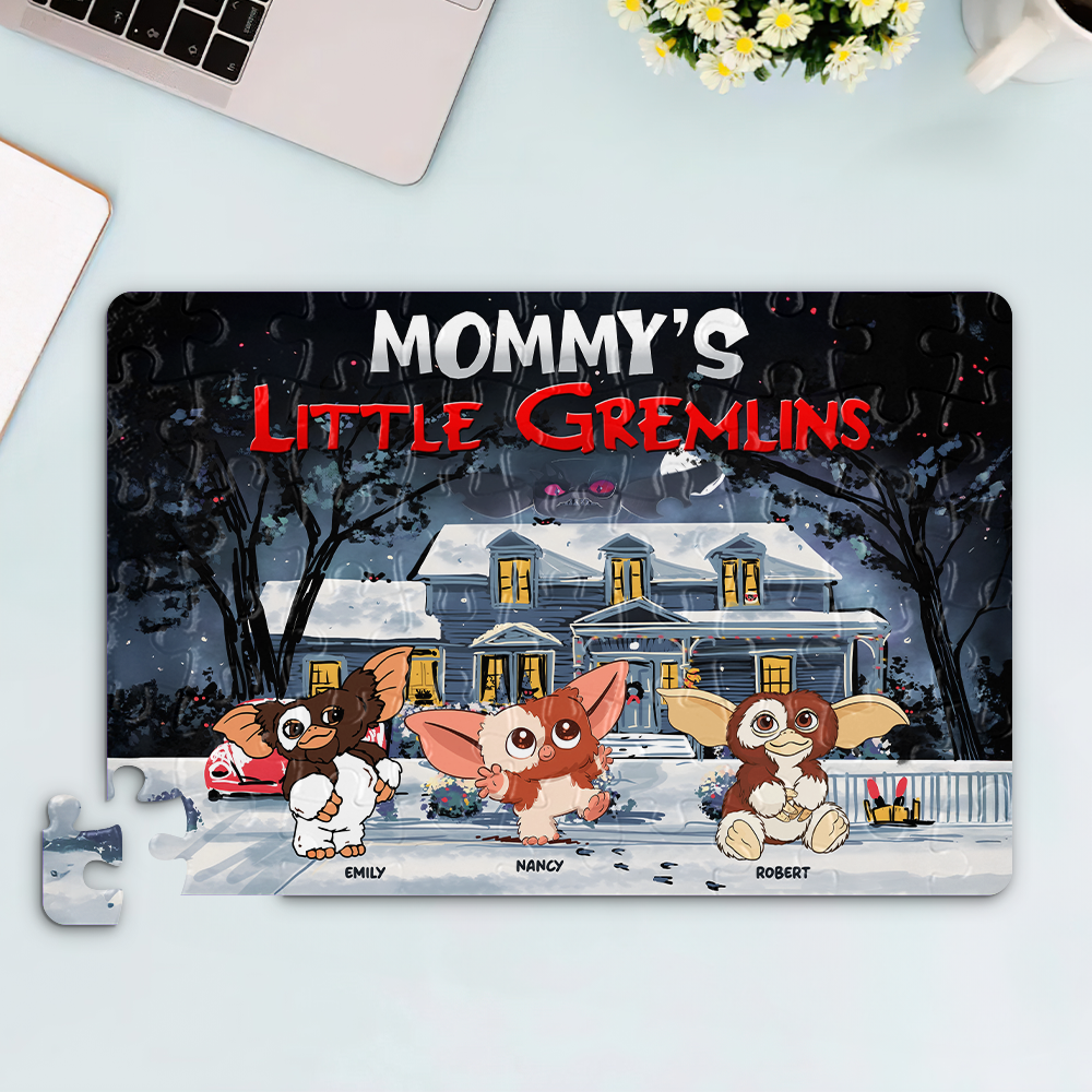 Personalized Gifts For Mom Jigsaw Puzzle 03qhpu190325 Cute Mischievous Kid-Homacus